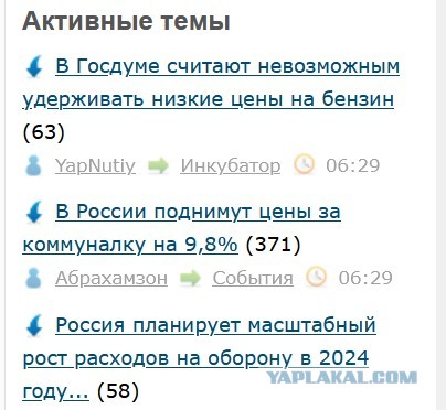 В России поднимут цены за коммуналку на 9,8%