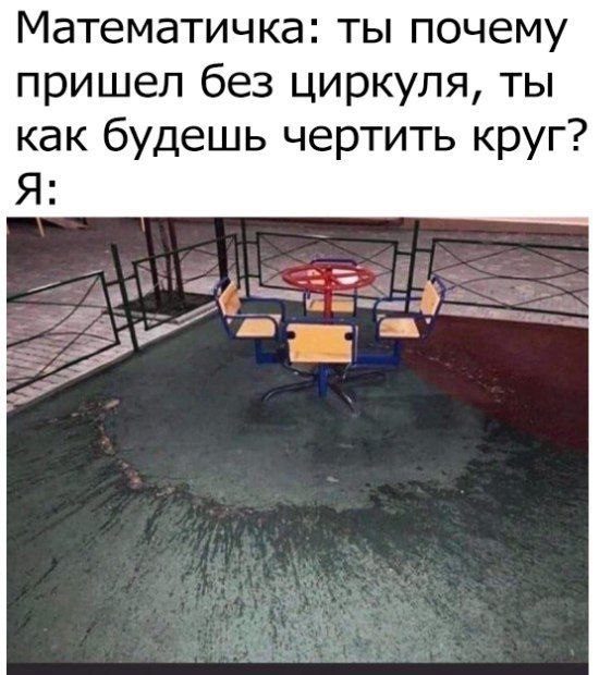 Рисование круга без циркуля