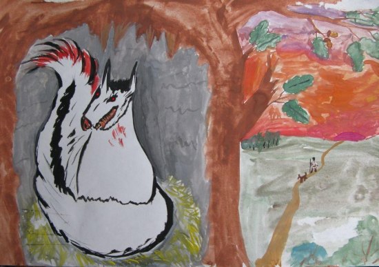 Мятая бумага, карандаши, слюни