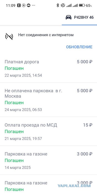 Неадекват на дороге