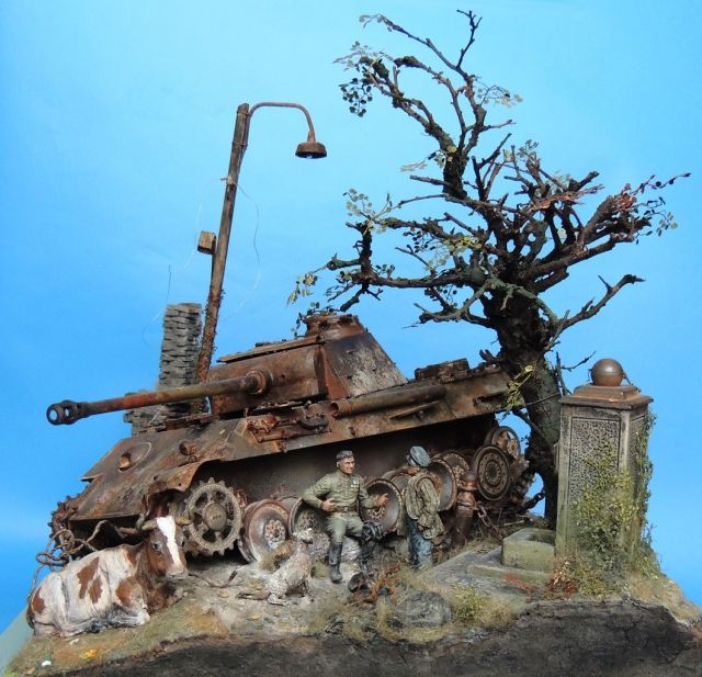 Диорама "Наступление в Арденнах"