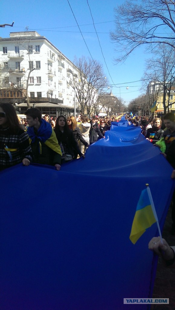 И снова сербы, в поддержку России.