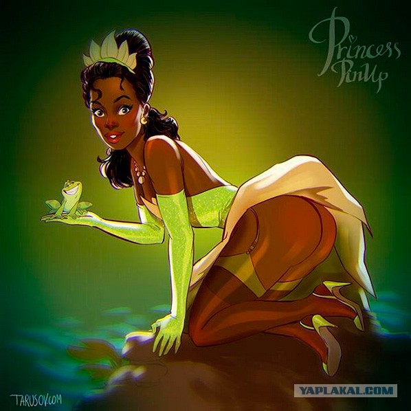 Принцессы Disney в стиле PIN UP