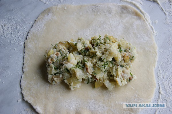 Лепешки жареные, С разными начинками