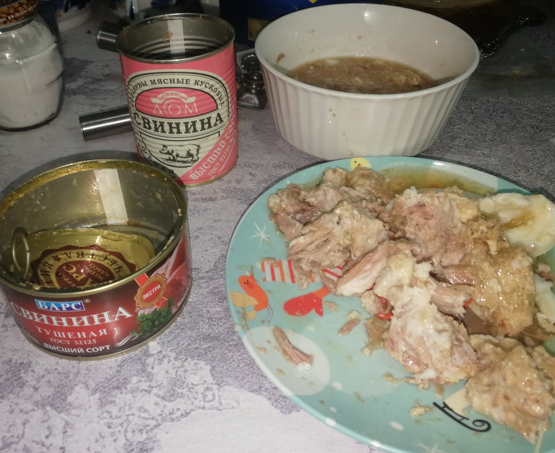 Как должна выглядеть тушенка