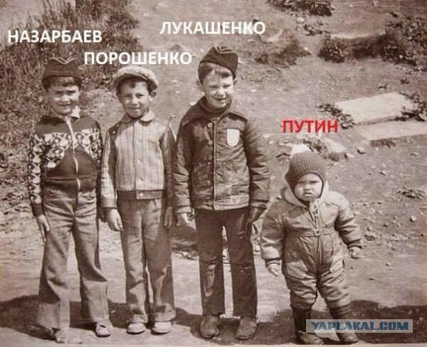 Рукопожатие Путина и Порошенко