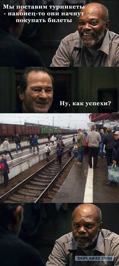 Зайцы в электричке