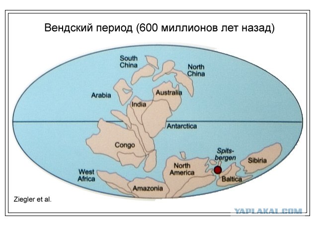 Как земля выглядела 500 миллионов лет назад Долгий путь архипелага. - ЯПлакалъ