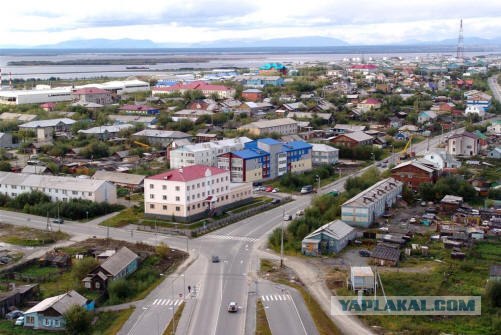 Салехард с высоты птичьего полета