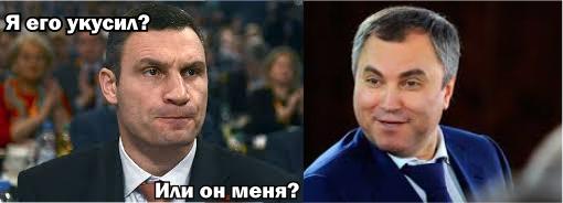 Вячеслав Володин высказался - Кличко приуныл