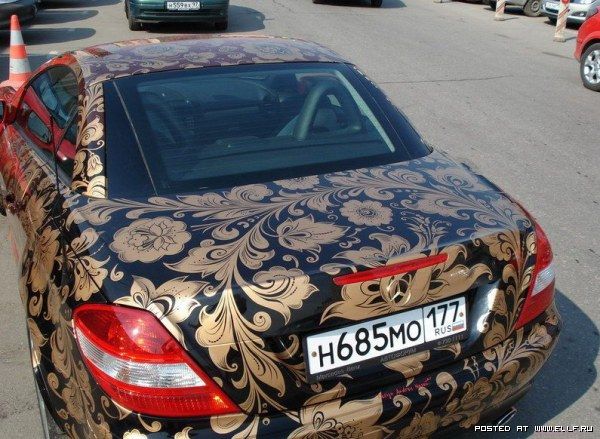 Аэрография автомобиля
