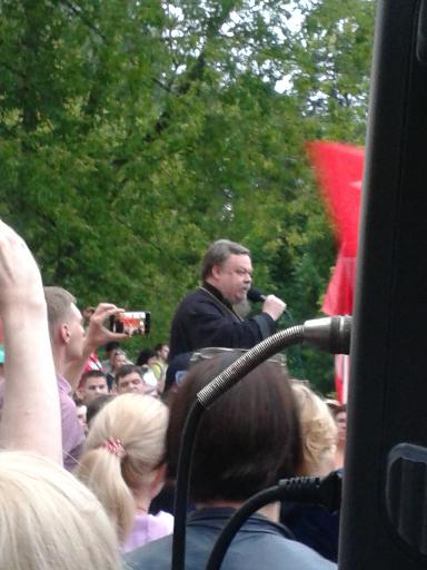 Как я сегодня на митинг (согласованный) сходил