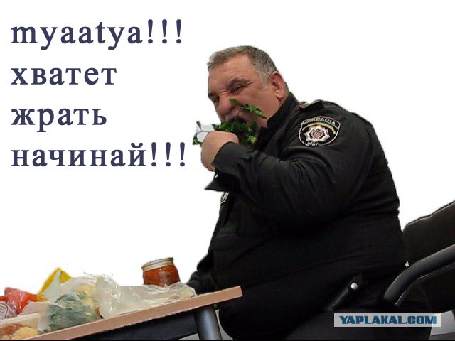 Фотожаба: Голодный охранник