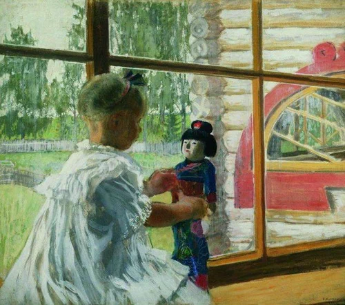 Живопись. Девочки и куклы