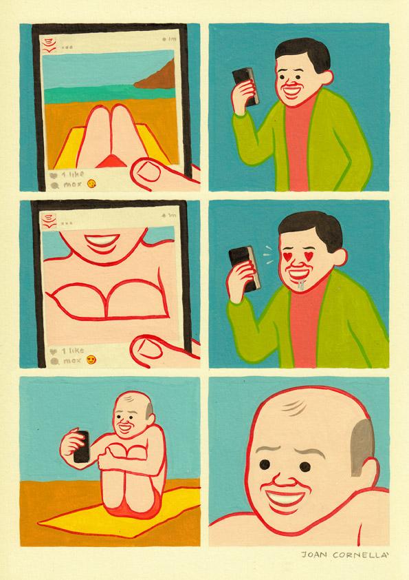 Напрочь упоротая карикатура от Joan Cornella