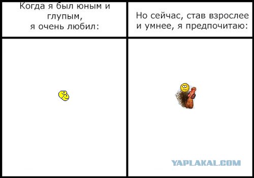 Фотожаба: Когда я был юным и глупым