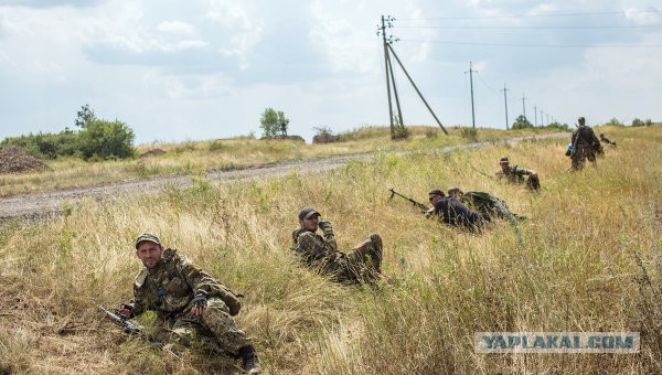 Группа ополченцев ДНР попала в засаду