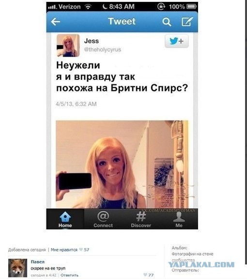 Комментарии из соцсетей, картинки