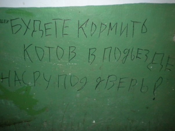Случился конфликт с соседкой