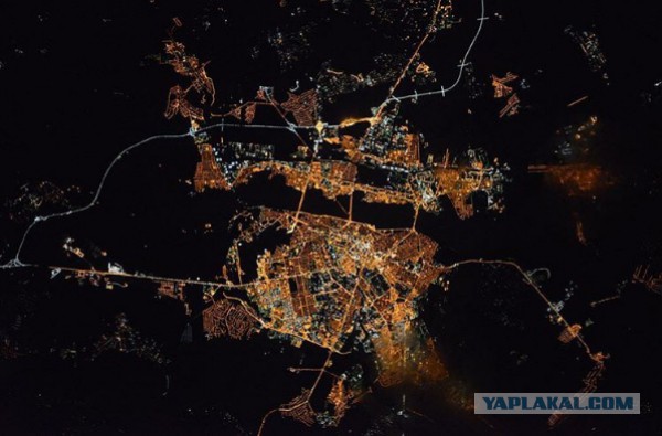 Ночные города мира из космоса