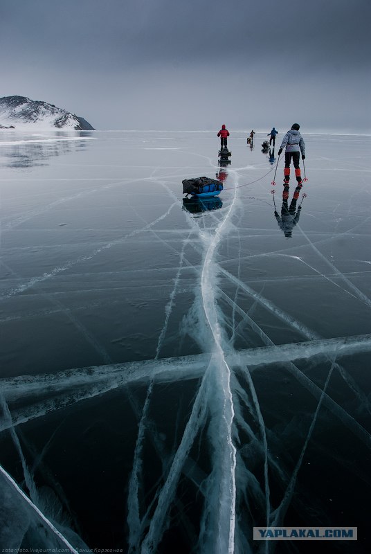 Тонкие струны Байкала или 400 км на коньках!
