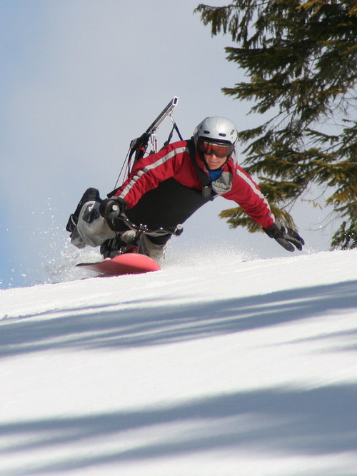 Новый способ сноубординга (7 фото + видео)