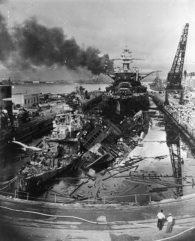 По случаю очередной годовщины нападения Японии на Перл-Харбор