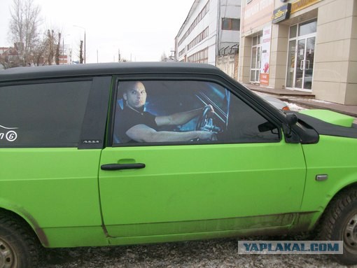 Тонировка в Китае! Гениально!