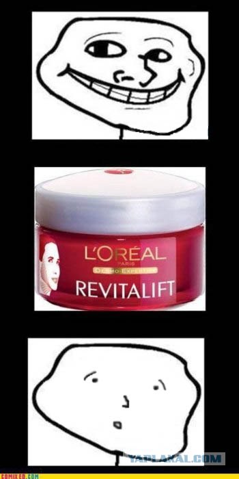 Фотожаба: L'Oreal разгладит все морщины