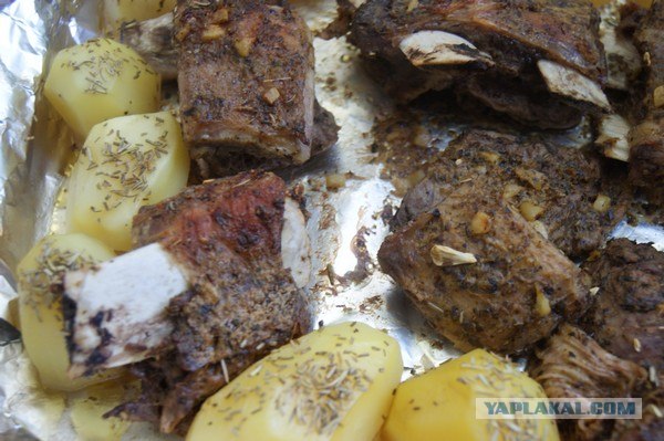 Бараньи ребрышки в духовке