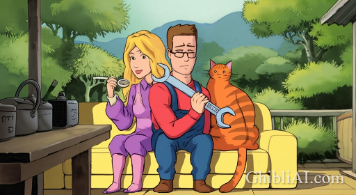 Однажды на ЯПе. Фотожаба ИИ.