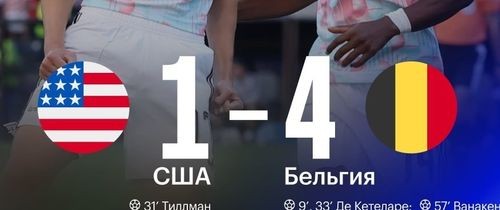 Бельгия обыграла США