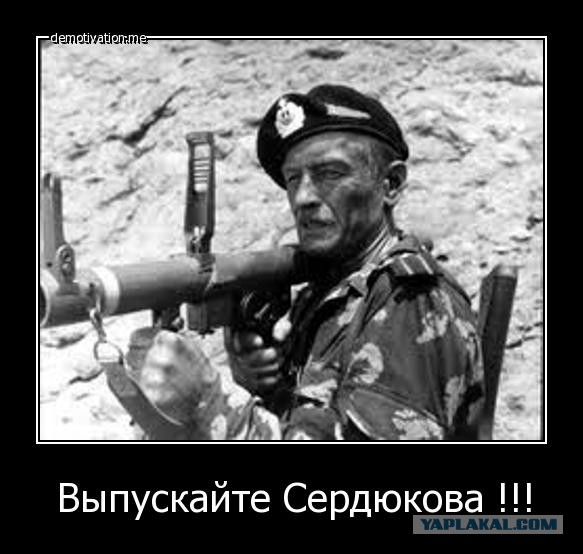 Хочу чтоб Сердюкова посадили