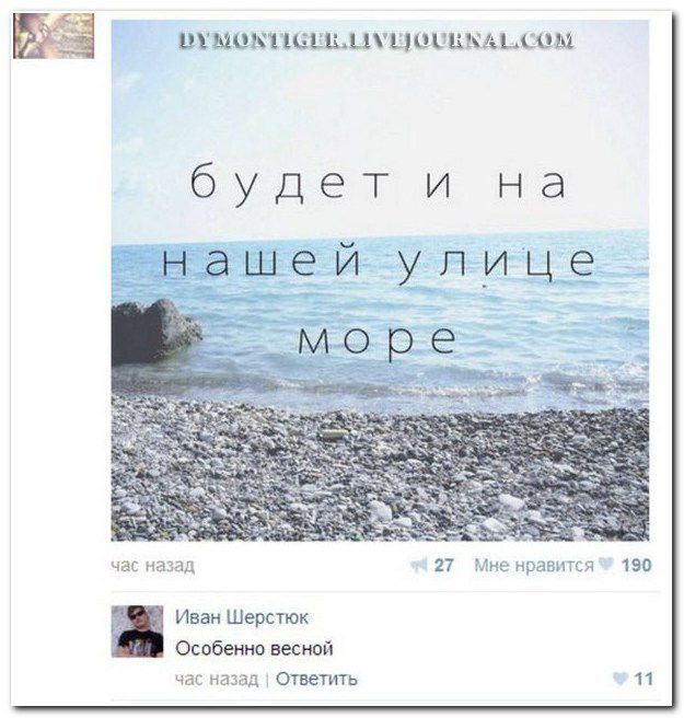 Смешные комментарии из социальных сетей (апрель)