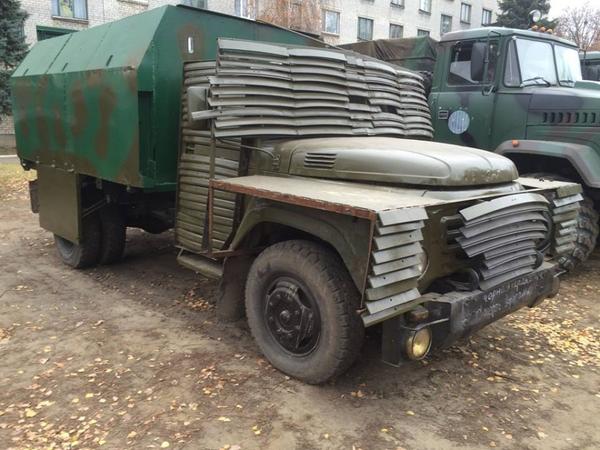 Каратели на позициях.