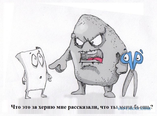 Камень ножницы бумага