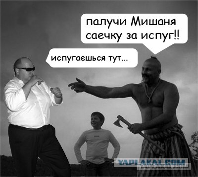 Фотожаба: Степан, лови топор!