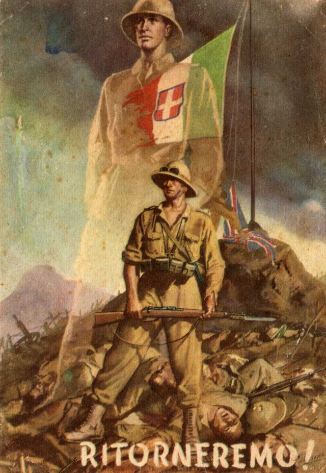 Итальянские пропагандистские плакаты времен Второй мировой войны