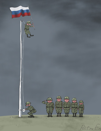 Карикатурист Ёлкин о марте 2011