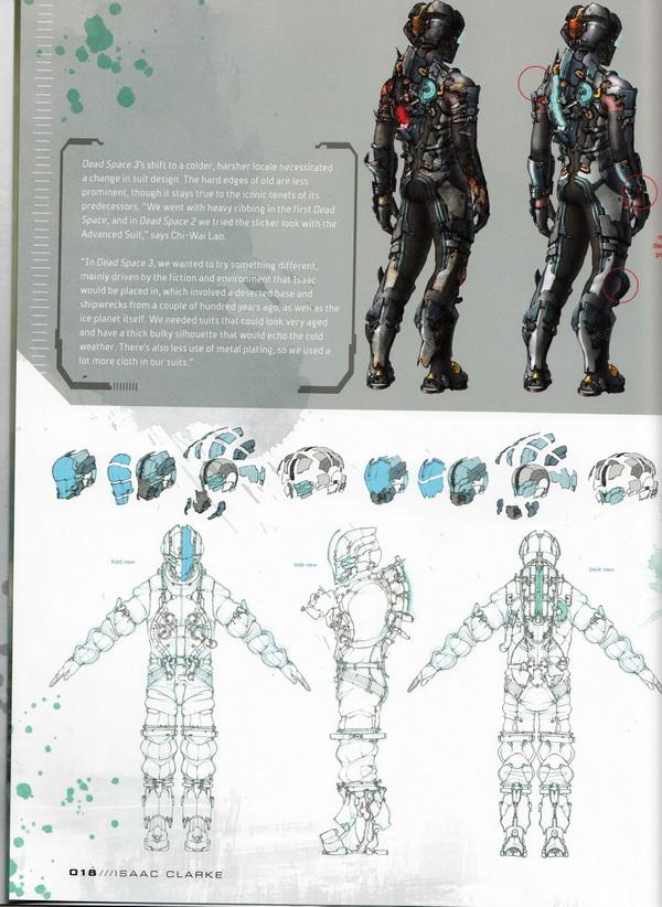 Страницы альбома "Art of Dead Space"