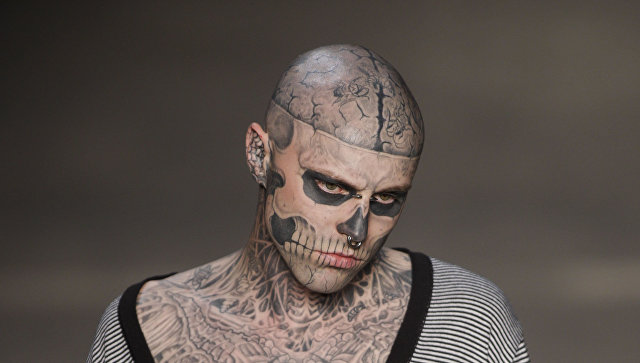 Тату-модель Zombie Boy из клипа Леди Гага покончил с собой