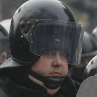 Киев. Новые столкновения демонстрантов с милицией