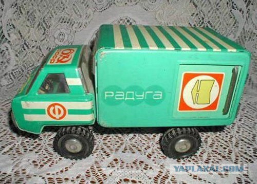 Игрушки СССР. Большие железные грузовики