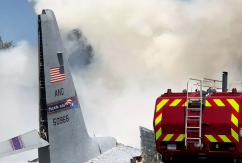 В штате Джорджия разбился военный самолёт C-130 Hercules