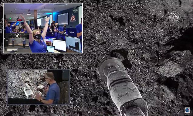 Зонд OSIRIS-REx взял образец грунта с поверхности астероида Бенну