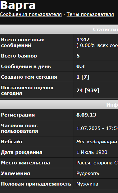День Рождения!