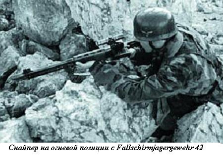 FG42 винтовка«Зеленых дьяволов»Люфтваффе