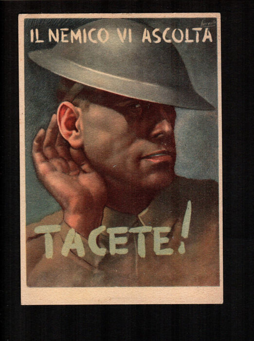 Итальянские пропагандистские плакаты времен Второй мировой войны