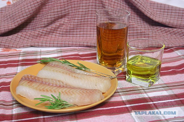 Рыба со сладким перцем и сидром
