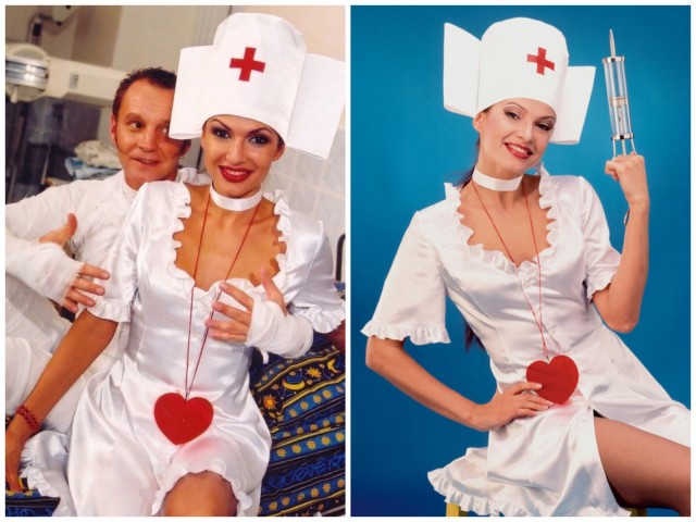 Эвелинка Блёданс никак не покидает образ медсестры из Маски-шоу, хотя паспорт терпеливо фиксирует 57-й год